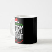 Mug Retro Merry And Bright Moody And Uptight Couples C (Devant gauche)