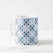 Mug rétro-métrique, Royal Blue (Devant gauche)