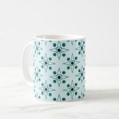 Mug rétro-métrique, Turquoise (Devant gauche)