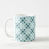 Mug rétro-métrique, Turquoise (Gauche)
