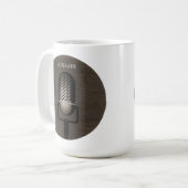Mug Rétro microphone d'ASMR (Devant gauche)