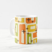 Mug Retro Mid-Century Moderne Abstrait (Devant gauche)