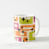 Mug Retro Mid-Century Moderne Abstrait (Devant droit)