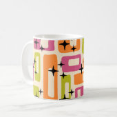 Mug Retro Mid-Century Moderne Abstrait (Devant gauche)