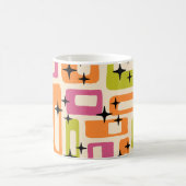 Mug Retro Mid-Century Moderne Abstrait (Centre)