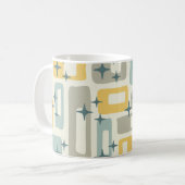 Mug Retro Mid-Century Moderne Abstrait (Devant gauche)