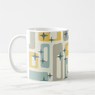 Mug Retro Mid-Century Moderne Abstrait