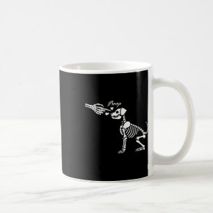 Mug Retro mignon squelette main botte chien drôle Hall