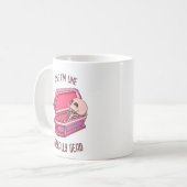 Mug Retro mignonne Halloween Squelette" Je suis mort"  (Devant gauche)
