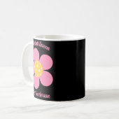 Mug Rétro Mod 70s Ckleball Fleur D (Devant gauche)