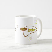 Mug Retro Moderne du milieu du siècle (Devant droit)