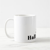 Mug Rétro Moderne Nom minimum ou Modèle d'entreprise (Gauche)