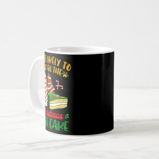 Mug Retro Most Likely To Eat All The Christmas Tree Ca (Devant gauche)