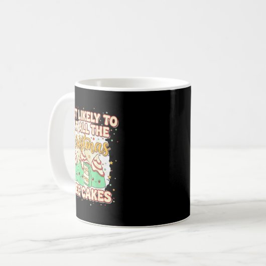 Mug Retro Most Likely To Eat All The Christmas Tree Ca (Devant gauche)