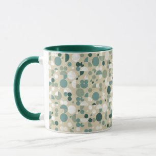 Mug Rétro motif abstrait