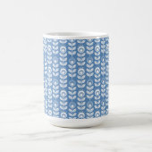 Mug Rétro motif bleu scandinave (Centre)