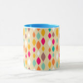 Mug Rétro motif d'abrégé sur style (Centre)