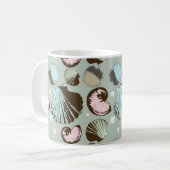 Mug Rétro motif de coquillage (Devant gauche)