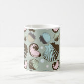 Mug Rétro motif de coquillage (Centre)