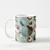 Mug Rétro motif de coquillage (Gauche)
