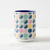 Mug Rétro motif de demi-cercle (Centre)