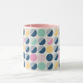 Mug Rétro motif de demi-cercle (Centre)