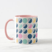 Mug Rétro motif de demi-cercle (Gauche)