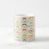 Mug Rétro motif de moustache (Centre)