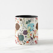 Mug Rétro motif floral 2 (Centre)
