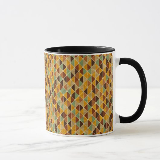 Mug Rétro motif géométrique 3 (Droite)