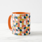 Mug Rétro motif géométrique de Bauhaus (Devant gauche)