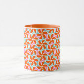 Mug Rétro motif orange de cale (Centre)