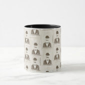 Mug Rétro motif pour l'homme (Centre)