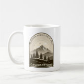 Mug Retro Mountain Family Vacation Brown ID1136 (Gauche)