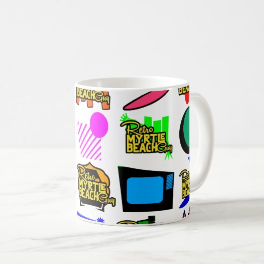 Mug Rétro Myrtle Beach Guy (Devant droit)