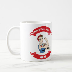 Mug Retro Ne pas Mess avec MOM