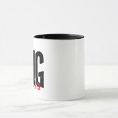Mug Retro Ne vous souciez pas Funny OMG Pun Nouveauté  (Centre)