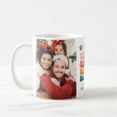 Mug Retro nous croyons au Père Noël 2 photos (Gauche)