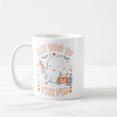 Mug Retro Nurse Ghost Halloween Vaccine Dit Boo À (Gauche)