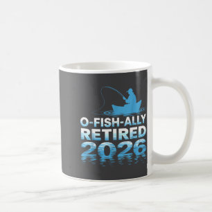 Mug Rétro O-poisson-ièrement Retraité 2026 Pêcheur Pêc