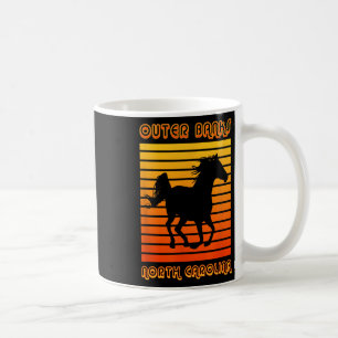 Mug Retro Obx Nc Corolla Beach Vacances Extérieurs Ban