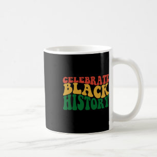 Mug Rétro ondulé Célébrez l'histoire noire Bhm fierté