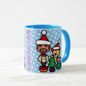 Mug Retro ornaments (Devant droit)