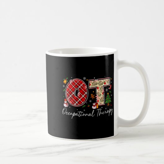 Mug Retro Ot Occupational Therapy Santa Christmas Ot S (Droite)