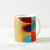 Mug Rétro Ovals (Devant droit)
