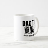 Mug Retro Papa fiscal Snack Art (Devant droit)