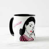 Mug Retro parce que je suis la maman (Devant gauche)