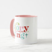 Mug Retro Pastel Glory au nouveau-né roi (Devant gauche)