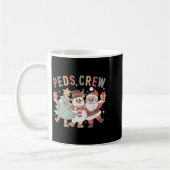 Mug Retro Peds Crew Christmas Pediatric Nurse Nursing (Gauche)