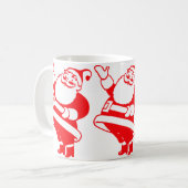 Mug Rétro Père Noël (Devant gauche)
